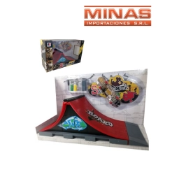 RAMPA DOBLE + SKATE + HERRAMIENTAS.