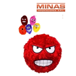 PELOTA EN FORMA DE PELUCHE 23 CM