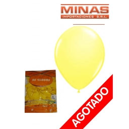 GLOBOS   X 50 UND,AMARILLO.