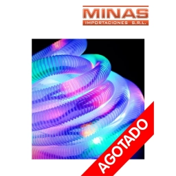 MANGUERA DE LUCES MULTICOLOR X 8 METROS ,220V.