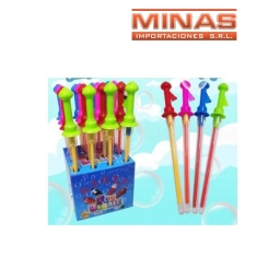 BURBUJERO DE POMPA GIGANTE ,45 CM X 16 UND, $ 45 CU.