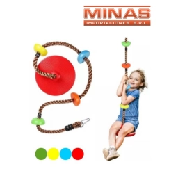 COLUMPIO DE DISCO X 30 CM + CUERDA PARA ESCALAR.