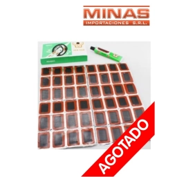 SET DE REPARACIN 24 PARCHES CON PEGAMENTO