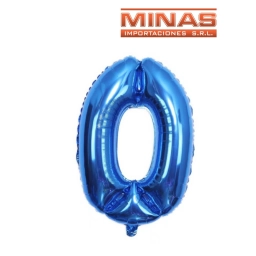 GLOBO N 0, DE 32 EN BOLSA,AZUL.