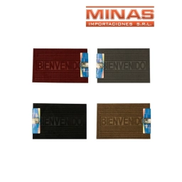 ALFOMBRA BIENVENIDO DE 40 CM X 60 CM.