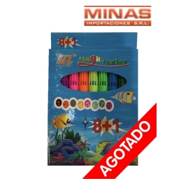 MARCADORES GRUESOS X 9 PCS.14.2CM