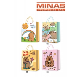 BOLSA DE REG. 32 CM X 40 CM, 128 G, CAPIBARA.