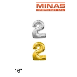 GLOBO N 2, DE 16 PULGADAS.