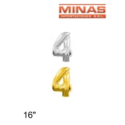 GLOBO N 4, DE 16 PULGADAS.