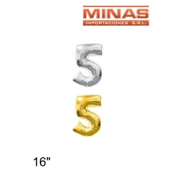 GLOBO N 5, DE 16 PULGADAS.