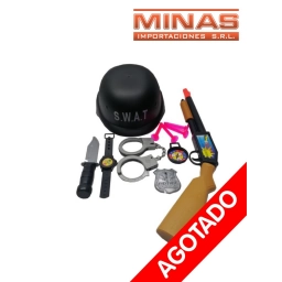 CASCO DE POLICA CON ARMA 20 X 15