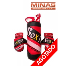 SACO DE BOX DE 0.56 M + GUANTES .