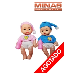 BEBE CON BIBERON 30 X 20 X 8 CM