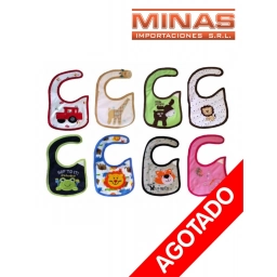 BABERO DE BEBE VARIOS DISEOS SIN EMPAQUE