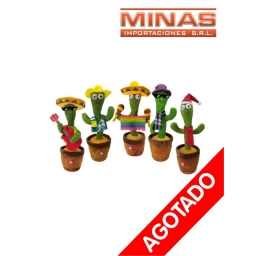 CACTUS BAILARIN (MUSICA Y GRABADORA) 4 MODELOS