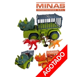 CAMION CON DINOSAURIO 38 X 36 X 16 CM
