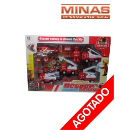 SET DE BOMBEROS 40 X 30 CM