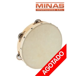 PANDERETA MADERA Y LONJA  17 CM