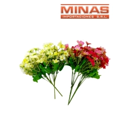FLOR ARTIF. DE 7 RAMAS X 28 CM X 2 PCS, C/U $  69,9