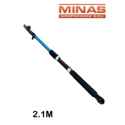 CAA DE PESCAR TELESCOPICA PLEGABLE 2.1M
