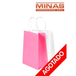 BOLSA CRAFT 20 CM X 24 CM X 12 UND,VARIOS COLORES, $ 16 CU.