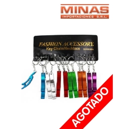 LLAVERO DESTAPADOR POR 12 UND, $ 12 C/U.