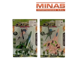 AVION DE GUERRA EN BLISTER 28 X 18 CM