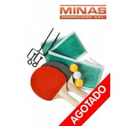 SET DE PING-PONG CON RED +  3 PELOTAS.