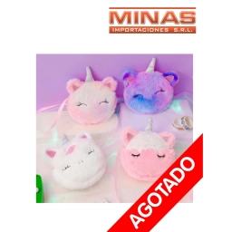 CARTERITA X 17 CM, UNICORNIO DE PELUCHE.