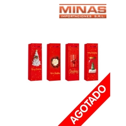 BOLSA DE NAVIDAD PARA BOTELLA