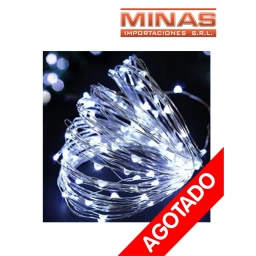 LUZ LUCIERNAGA BLANCA, FRIA X 100 LED, 220 V.