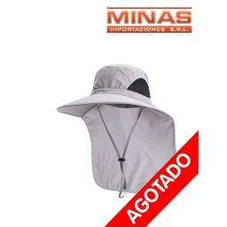 SOMBRERO PESC. CON CUBRE NUCA, SOLO BLANCO,