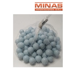 BOLITAS DE COLORES X 500 GR., BLANCAS.