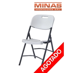 SILLA PLEGABLE BLANCA,