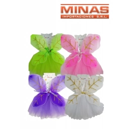DISFRAZ DE MARIPOSA (FALDA + ALAS).