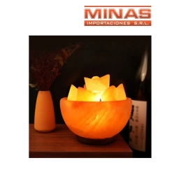 LAMPARA DE SAL DEL HIMALAYA DE 4,5 KG X 22 CM, CUENCO.