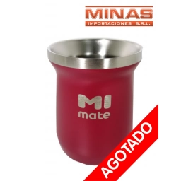 MATE DE ACERO INOXIDABLE EXCELENTE CALIDAD UVA X 160 ML.