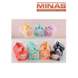 CARTUCHERA DE PELUCHE X 22 CM X 10 CM,MONSTRUITO, 7 COLORES.