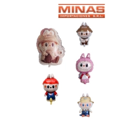 GLOBOS DE ALUMINIO, AIRE O HELIO, MONSTRUITO, 5 DISE�OS.