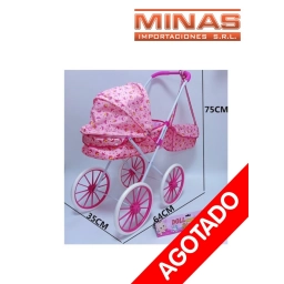 COCHECITO DE CUATRO RUEDAS X 75 CM.