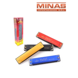 ARMONICA DE 16 ORIFICIOS X 14 CM, 4 COLORES.