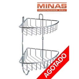ESQUINERO METALICO DE 2 ESTANTES.