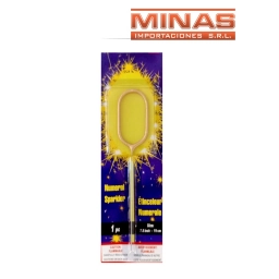 VELA BENGALA X 19 CM, EN FORMA DE N� 0.