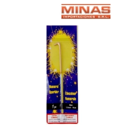 VELA BENGALA X 19 CM, EN FORMA DE N� 1.