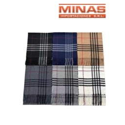 BUFANDA DE CABALLERO VARIOS DISE�OS 190 X 30 CM