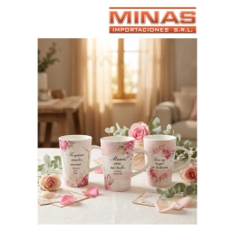 TAZA PARA MAMA X 430 ML, 3 DISE�OS.