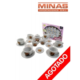 JUEGO DE TE DE CER�MICA 31 X 24