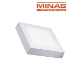 PLAFON CUADRADO DE 285 MM X 24 W,LUZ FRIA.
