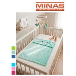 MANTA PARA BEBE 100 CM X 75 CM, VARIOS DISE�OS.