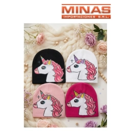 GORRO DOBLE INFANTIL,UNICORNIO.
